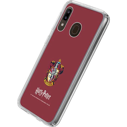 Wizarding World Harry Potter Gryffindor House Crest Galaxy A20 Clear Case